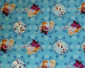 Cotton Fabric,Quilt, Home Decor Fabric, Children, Frozen Sisters Skating by Disney for Springs Creative, Fast Shipping