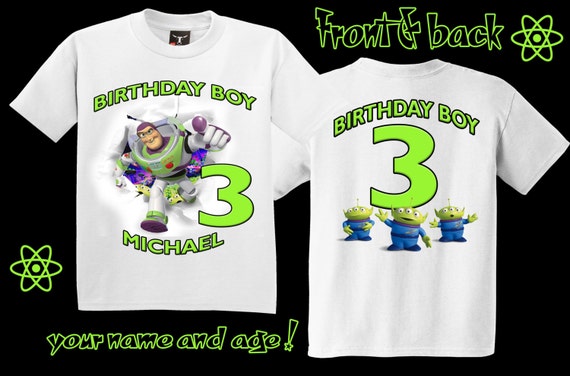 buzz lightyear birthday shirt