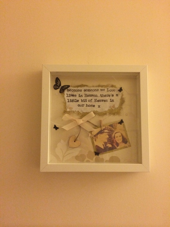 Items similar to handmade bereavement gift personalised / funeral