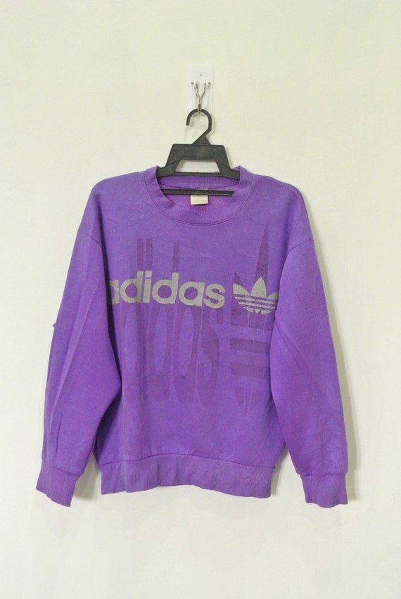 adidas purple sweater