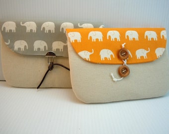 Kindle HD cover Kindle case 7" or 8" tablet cover bag Google Nexus 7 Asus Transformer Asian Daiwabo elephant fabric CHOICE: color & closure