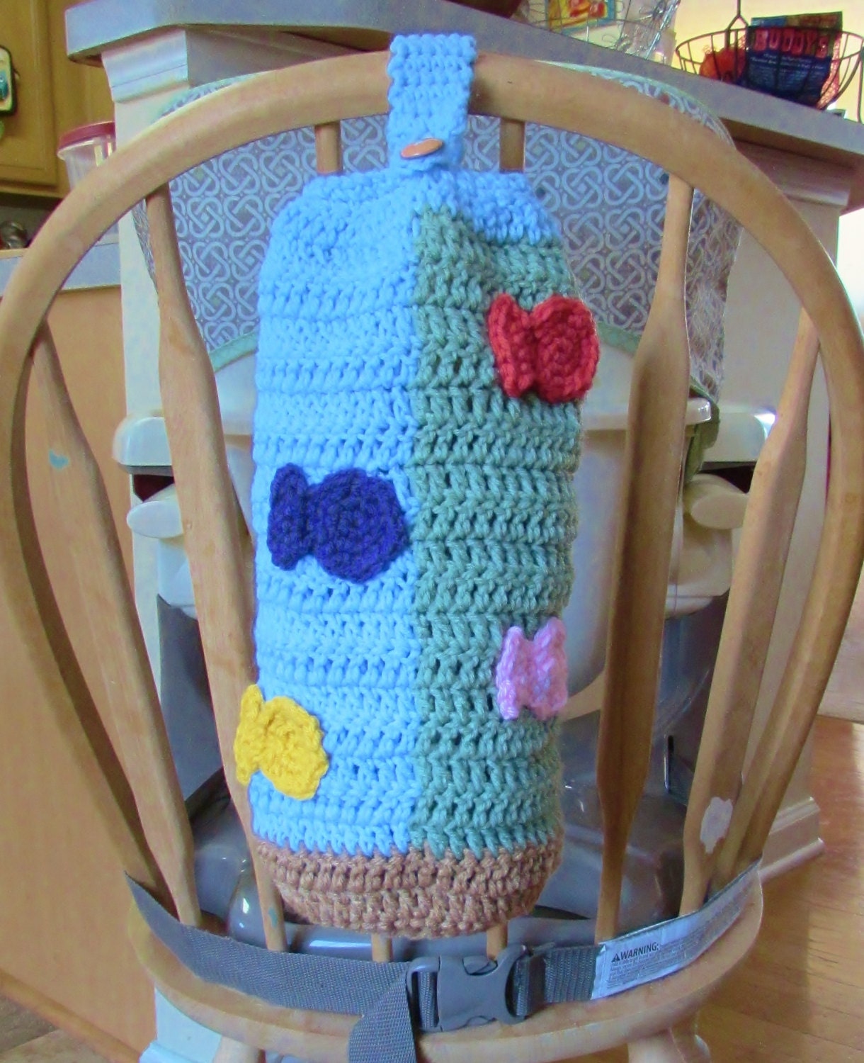 Baby Bib Holder Baby Bib Dispenser Baby by LoveandPetFurCrochet