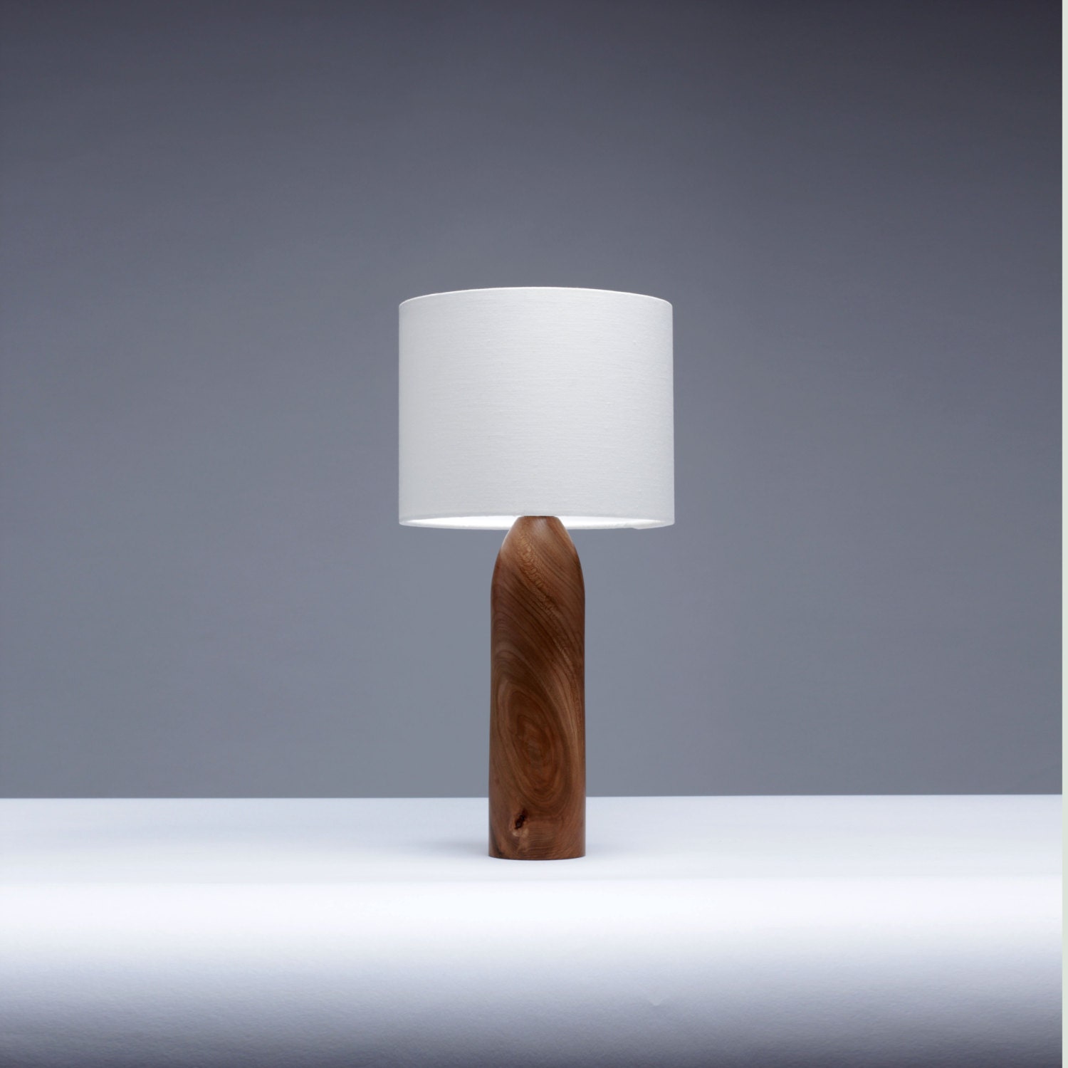 Design Bedside Lamp table lamp made with elm wood 41cm bedside small