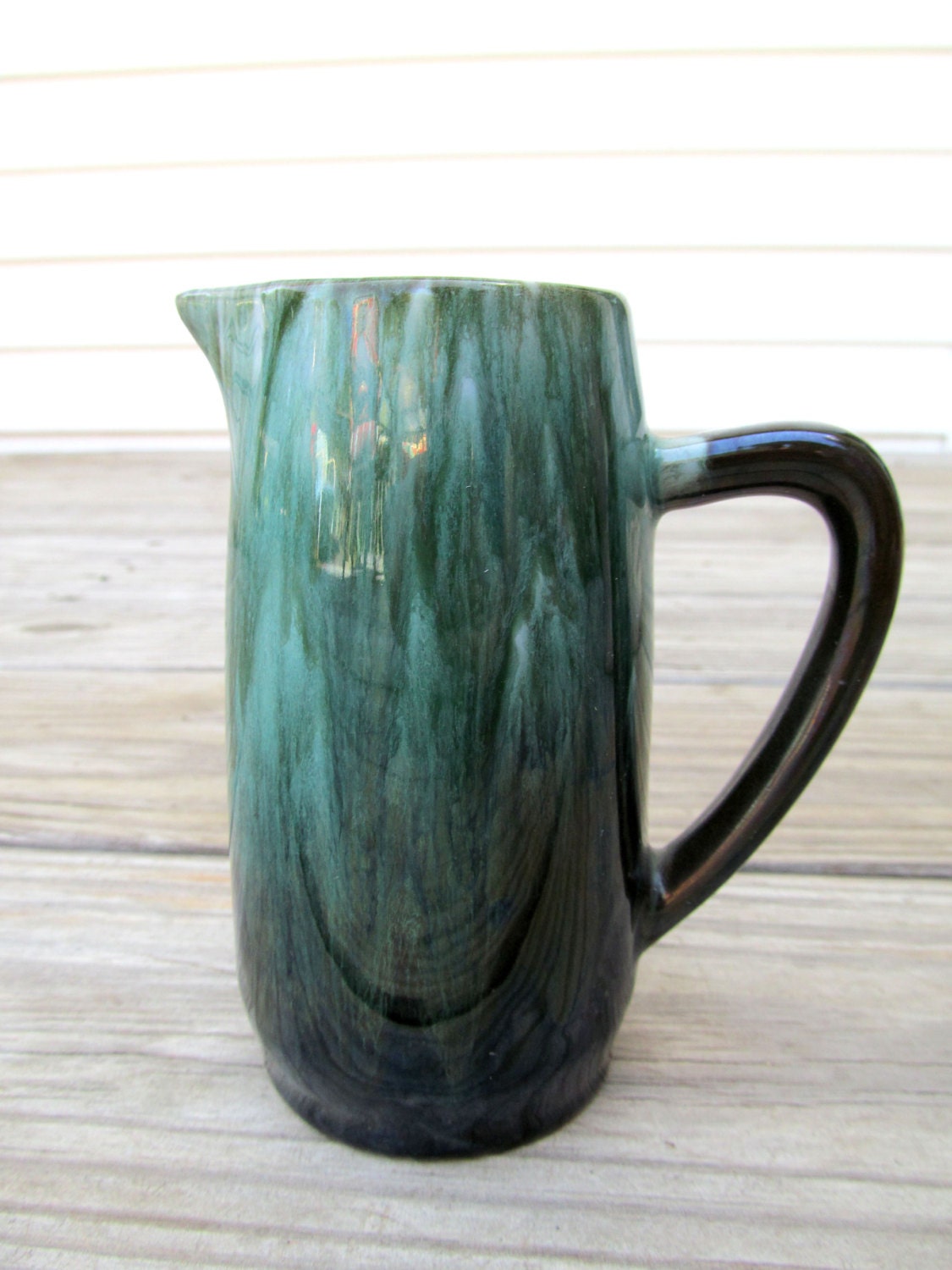 Vintage BLUE MOUNTAIN POTTERY of Canada Tall Creamer Haute Juice