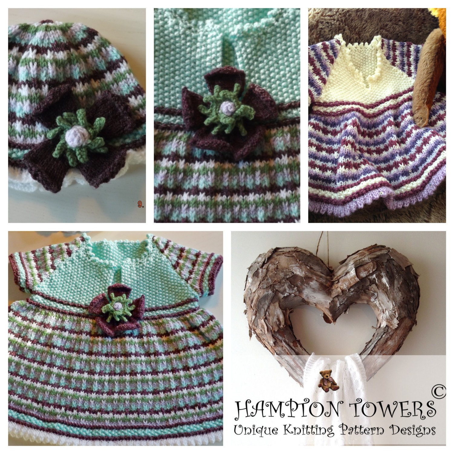 BABY GIFT Knitting Pattern Knit for Babys First Christmas Baby