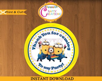 Minion party favors | Etsy