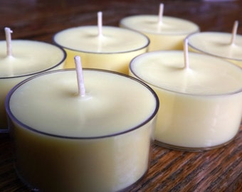 25 Scent of Your Choice Soy Tea Light Candles - Bulk Tea Light Candle - Bag of 25 Tea Light Candles - Choose Your Scent Candles