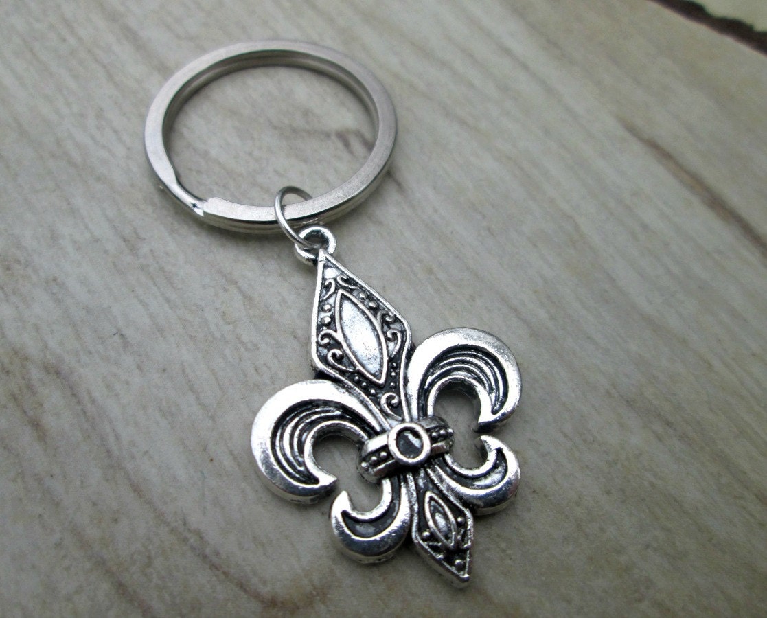 100 Fleur De Lis Keychain Saints Keychain Party by