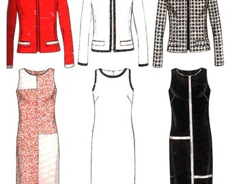 Simplicity Sewing Pattern 6111 Misses' Dresses and Jackets Size: A 8-18 Uncut