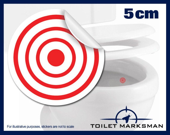 Target Toilet Training Stickers For Children by ToiletMarksman