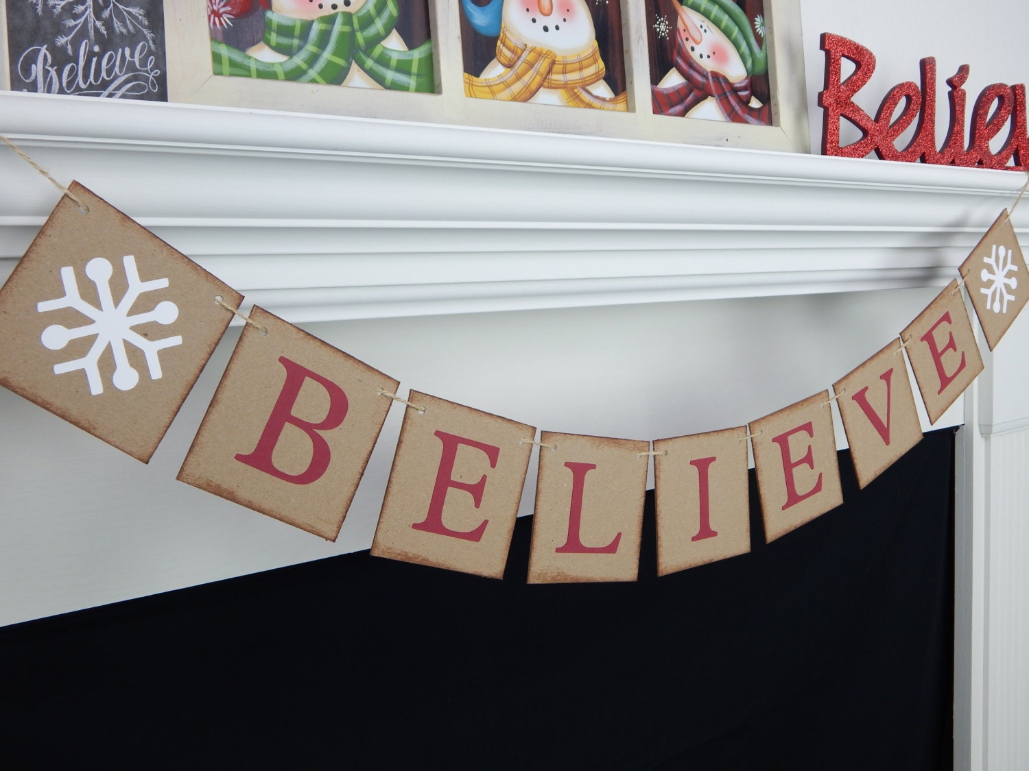 Believe Christmas Decorations 