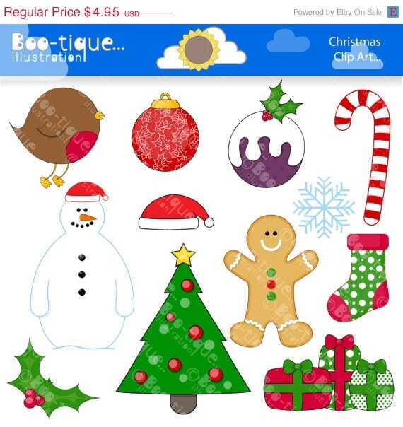 75% OFF Christmas Digital Clipart for Instant Download. Chrismtas