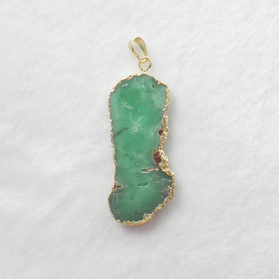 Aboriginal Australian Jade Pendant For Gemstone Necklace