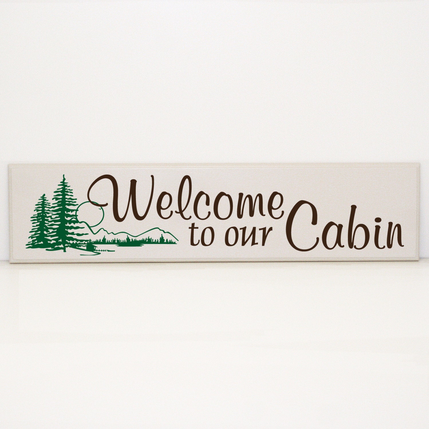 Welcome to our cabin sign Cabin Decor Cabin Welcome Sign
