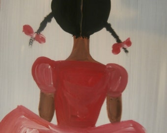 Popular items for black art paintings on Etsy