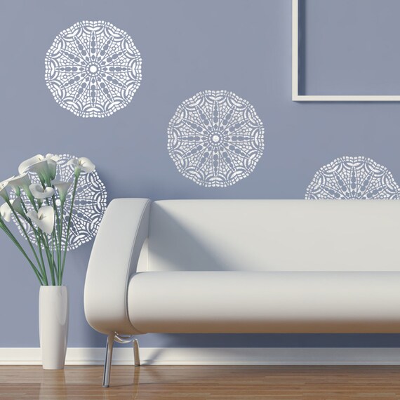 Wall Lace Decorative Stencil Talia for Home Painting Decorating DIY Decor