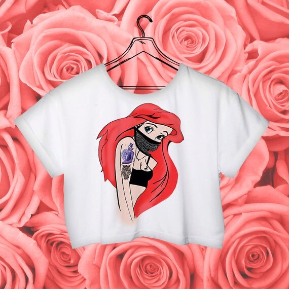 Little Mermaid Top Ariel Gangsta Bandana Hipster by kawaiiLNDN