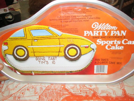 Race Car Cake Pan by Wilton &amp; Co. Original VINTAGE 1979