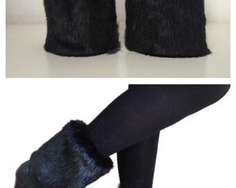 2014 Fashion Faux Fur Leg Warmer For Lady Boot Cover