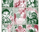 Items similar to Christmas ATC cards. Digital download on Etsy