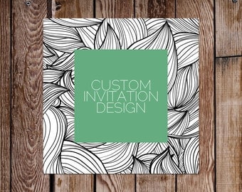 Custom Baby Shower Invitations // Printable