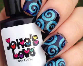 The Original Swirl Nail Vinyls - Nail Guides For Quick and Easy Nail Art