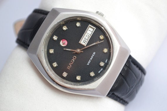 vintage rado voyager automatic watch