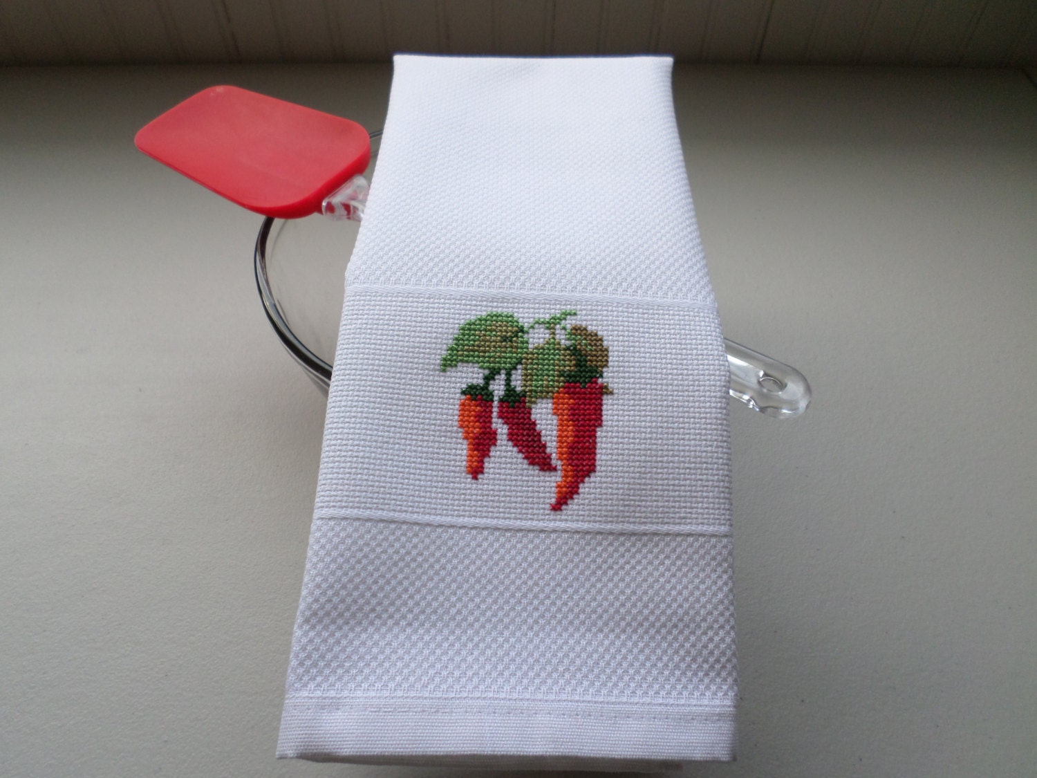 Chili Peppers Kitchen Huck Towel