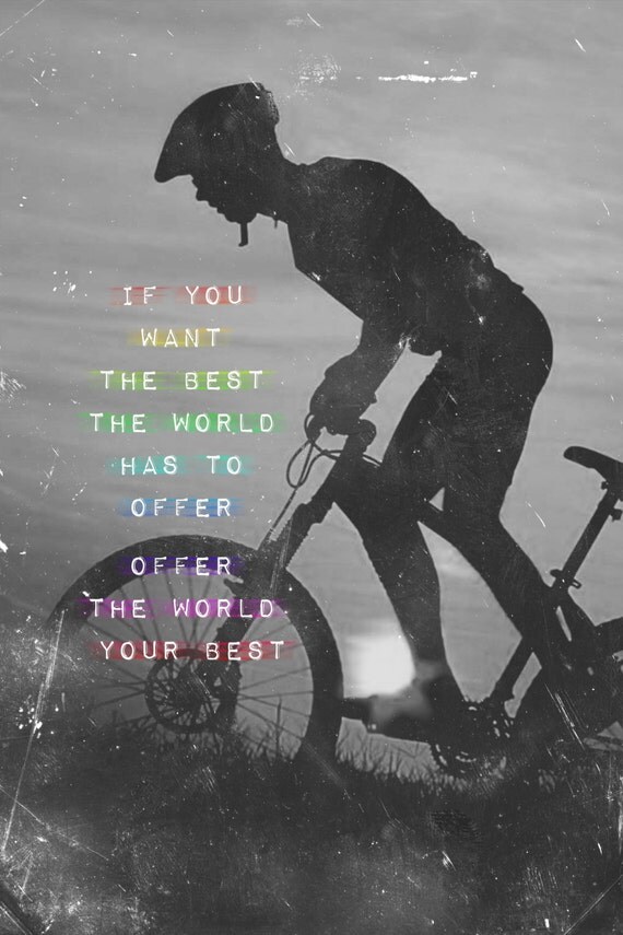CYCLING MOTIVATION Unique Art Print Photo Poster 3