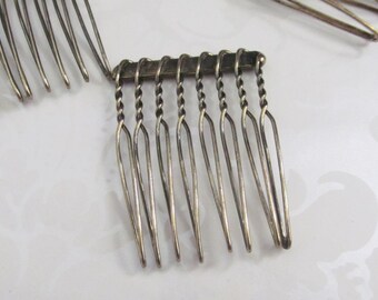Bronze comb / fascinator comb / Metal Comb / CB-2 Bronze