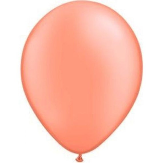 Peach Latex Balloons 100 balloons 12 Inch Fast by PomJoyFun