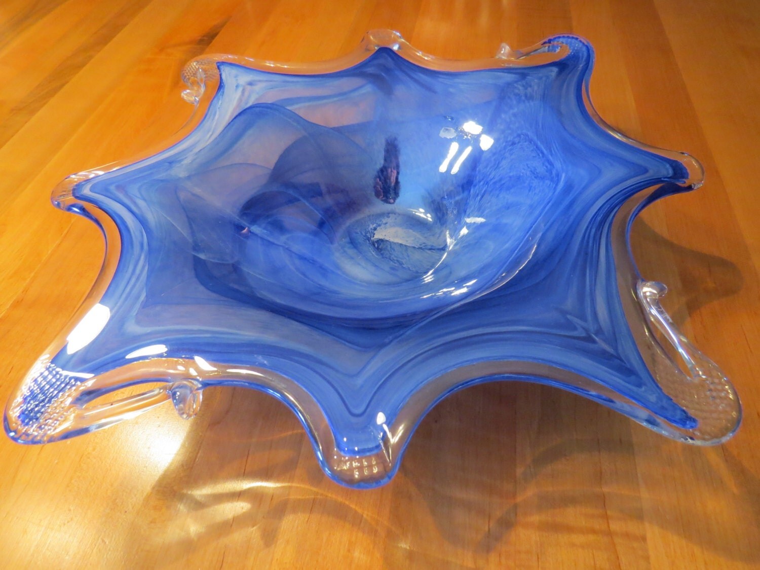 Murano Glass Dish Murano Hand Blown Dish Italian Hand Blown