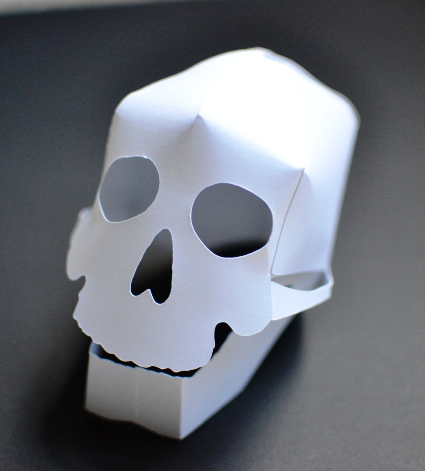 DIY 3D Paper Skull Craft Kit Kids Craft Kit Halloween