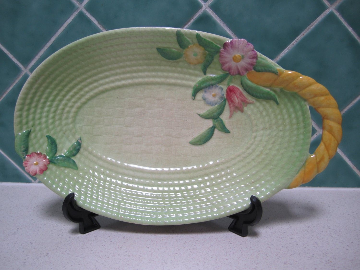 Beautiful Vintage Carlton Ware Plate Haute Juice