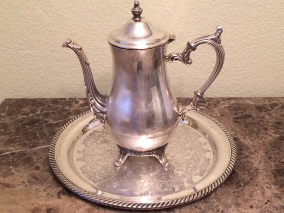 Wm+Rogers+800 WM Rogers 800 Tea Pot, Silver Tea Pot, Antique Tea Pot, Silver Platter ...