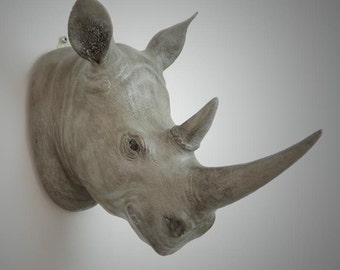 Rhino Head Wall Decor