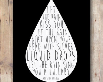 RAIN POEM LANGSTON HUGHES visual data 5