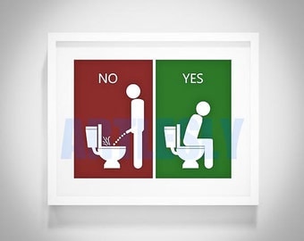 Bathroom Signs No Pooping no peeing sign | etsy Bathroom Signs No Pooping no peeing sign | etsy