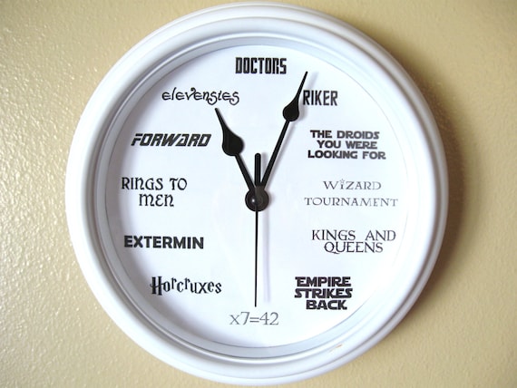 Geek Nerd Clock