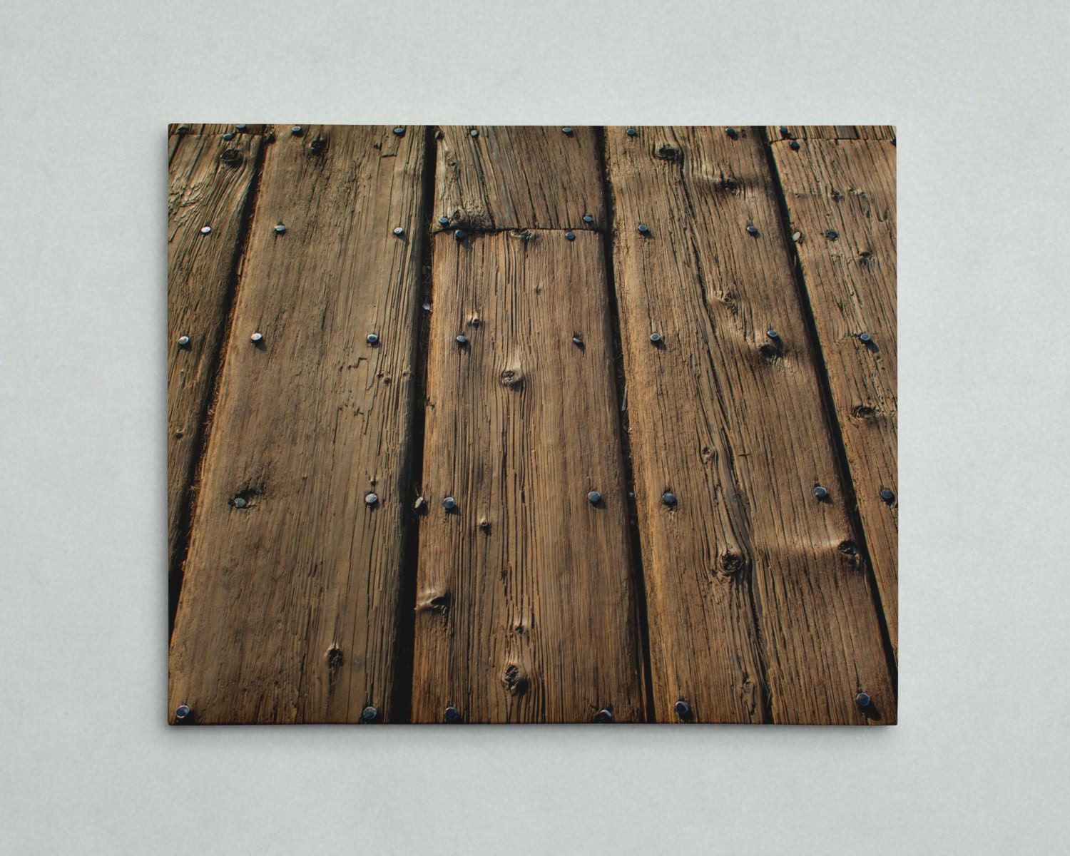 Rustic Wall Art Wood Wall Art Large Canvas by OffleyGreenFineArt