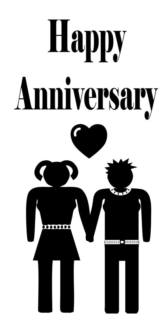 Lesbian Happy Anniversary Greeting Card For Two By Bentsentiments 4235