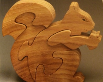 Squirrel Puzzle Oak