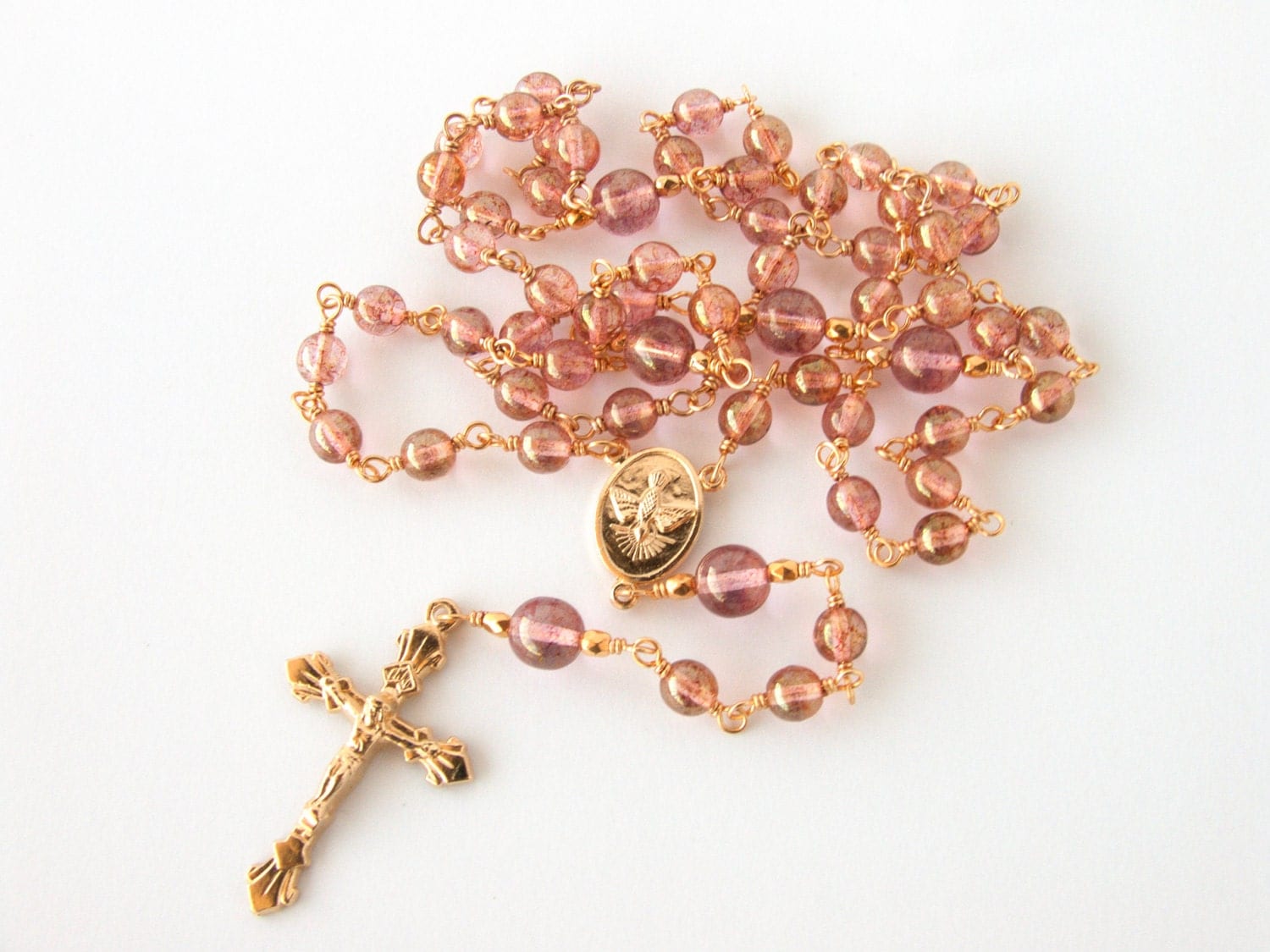 Catholic Rosary Beads Unbreakable Five Decade Rosary   Il Fullxfull.674187104 B91v 