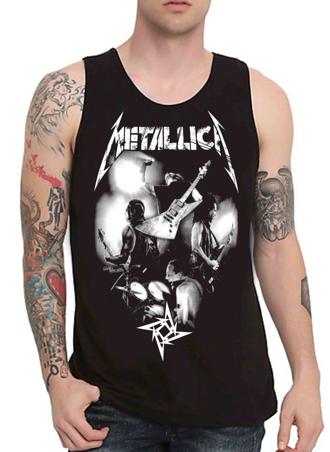 Metallica Tank Top by FRADELODESIGN on Etsy