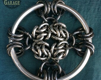 x1 KIT - Lg Cloudy Day Medallion 1.5 inch size (big) - INCLUDES TUTORIAL Steampunk Garage Original Design