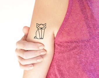 cat temporary tattoo etsy cat temporary tattoo etsy