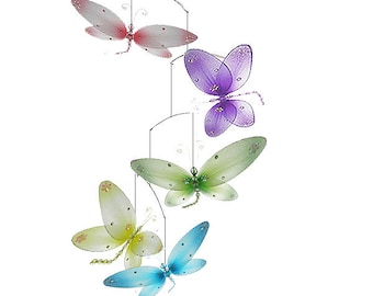 Dragonfly mobile Taylor - baby mobile, ceiling mobile, hanging dragonfly, crib mobile, baby room decor, nursery decor, nursery decoration