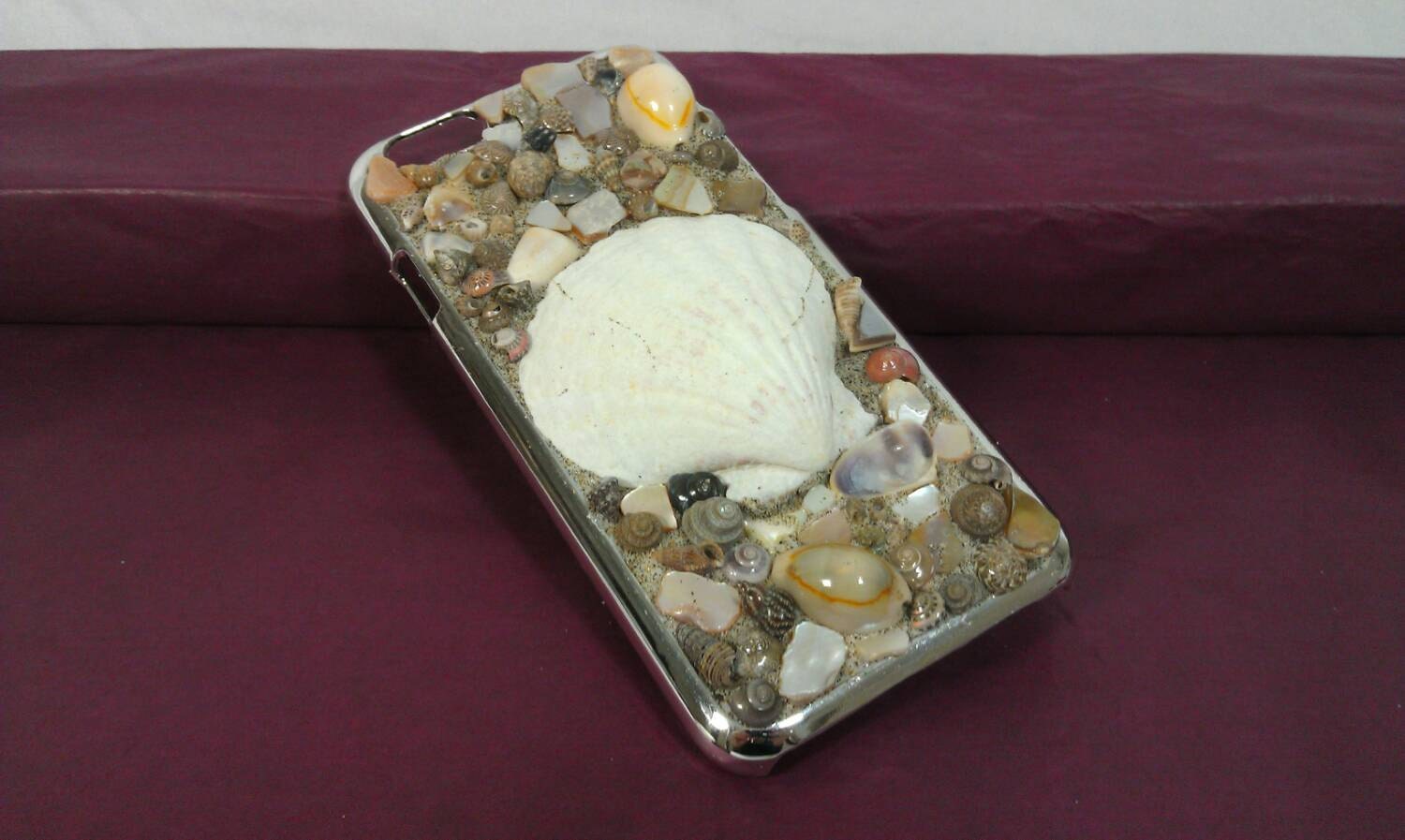IPhone 6 Seashell Phone Case/Beach Phone by amayasgroovyboutique