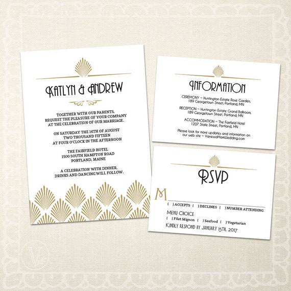 deco wedding invitations templates deco wedding invitation template set instant by deco wedding invitations templates deco wedding invitation template set instant by