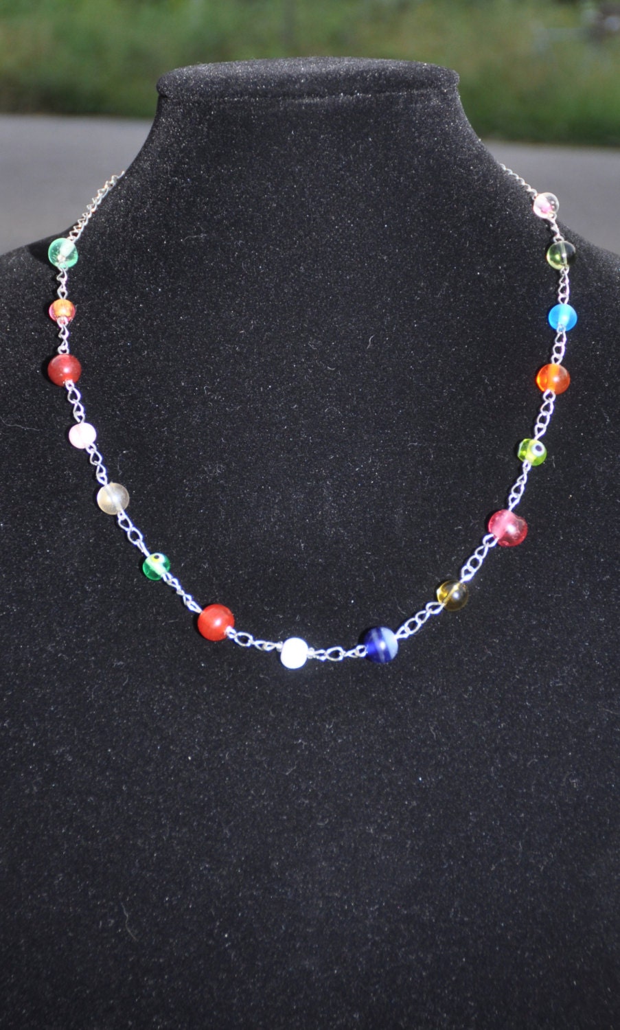 Multi-colored Beaded Necklace